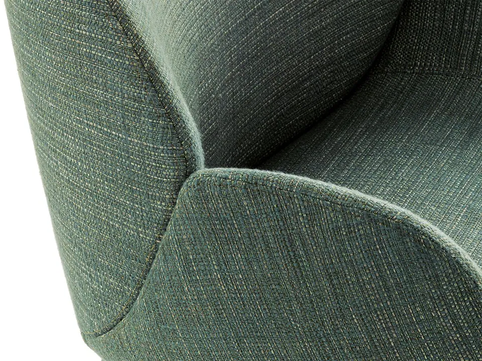 Giorgetti Calathea fabric easy chair, photographed for the catalogue