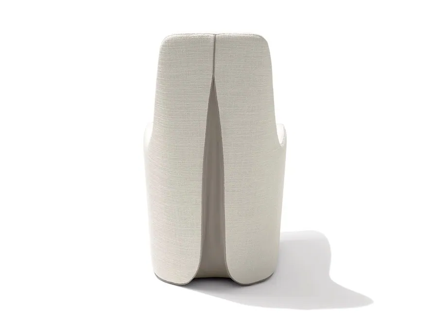 Giorgetti Tie fabric chair with removable cover, photographed for the catalogue
