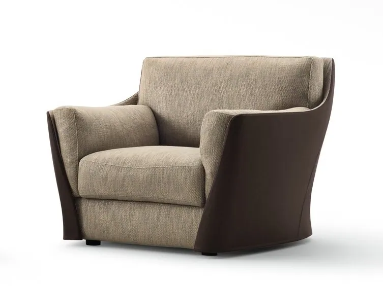Giorgetti Vittoria 2 seater fabric sofa with removable cover, Giorgetti furniture made in Meda, Italy