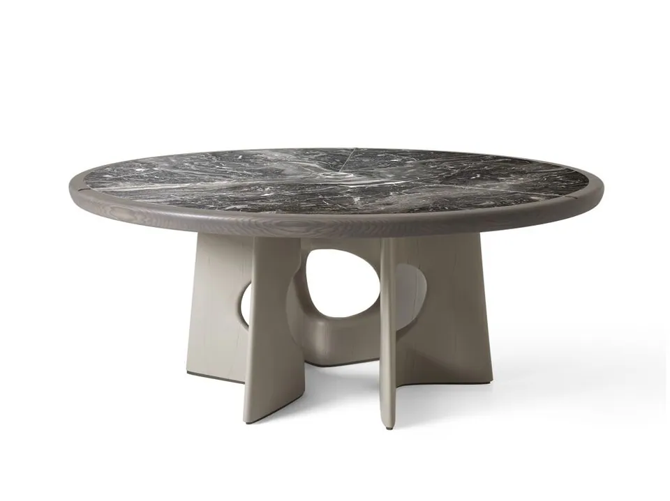 Giorgetti Yuan fabric easy chair with armrests, Giorgetti furniture made in Meda, Italy